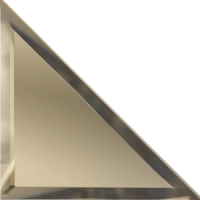 Половина зеркального треугольника Бронза в интернет магазине Зеркальной плитки Топ Декор